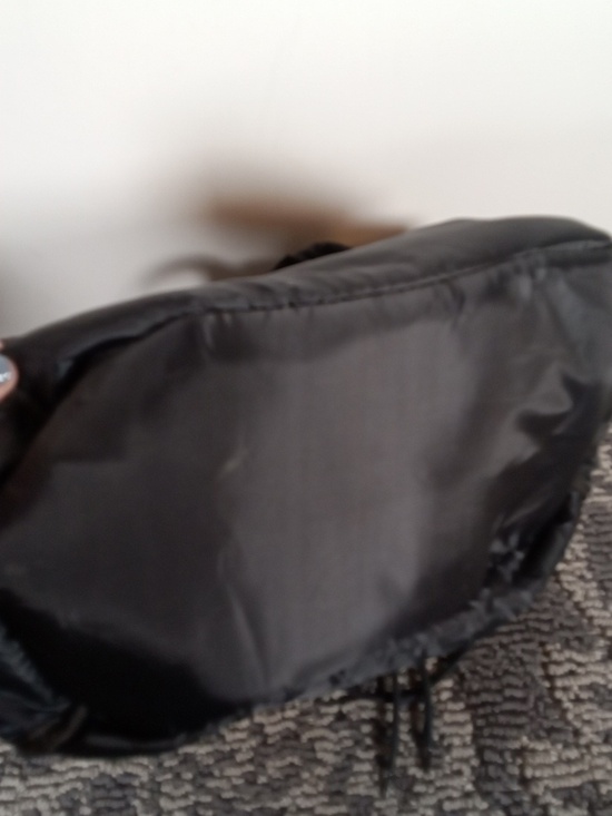 Beyond Yoga Black Drawstring Backpack with Front Zip Pocket Yoga Gym Sporty main image 7